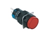 D16mm Ledli Yaylı Buton Çift Kontak (Led: 24VDC, 8Pin, 2CO)