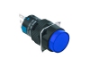 D16mm Ledli Kalıcı Buton Çift Kontak (Led: 24VDC, 8Pin, 2CO)
