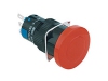 D16mm Mantar ve Acil Stop Butonu (Led: 24VDC, 8Pin, 2CO)