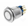 D22mm Ledli Metal Buton (Led: 24VDC, 6Pin, NO+NC)